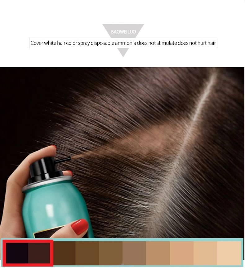 Multifunctional Coloring Hair Color Spray Natural for Factory Price